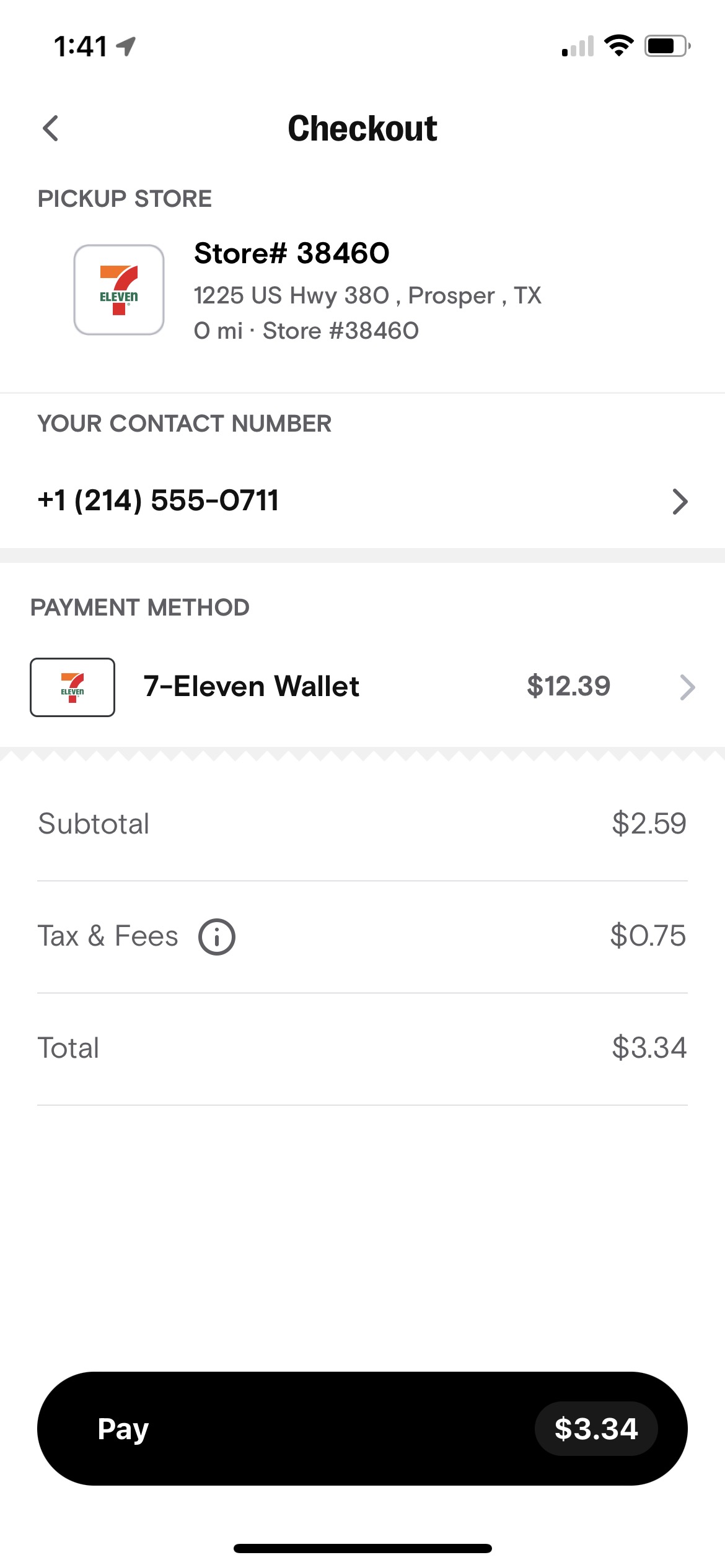 I want to change my phone number 7Eleven SANDBOX